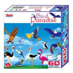 Denis Puzzle / Slagalica Bird Paradise 60 kom