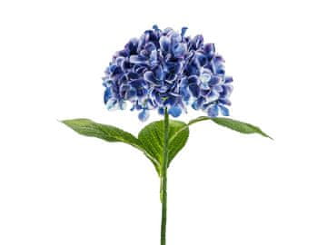 PartyDeco Umjetni cvijet - Premium hortenzija, 69 cm, tamnoplava