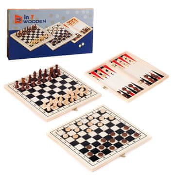 Denis Društvene igre 3u1 - drvena