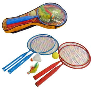 Denis Set za badminton 4 mini reketa i 3 vrsta loptica