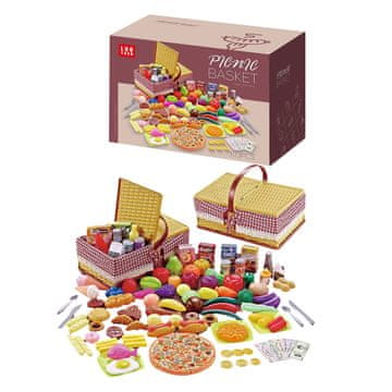 Denis Košara za piknik, set za djecu, 103-dij