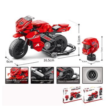 Denis Set za gradnju 'Crveni motor', 400 kom