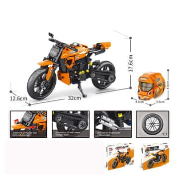 Denis Set za gradnju 'Narančasti motor', 578 kom