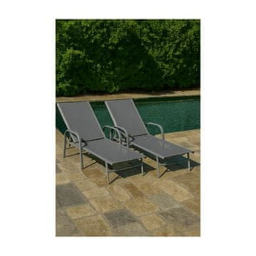 Denis Vrtna ležaljka, 185x57x31cm, čelik+tekstilen