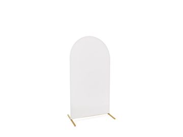 PartyDeco Navlaka za stalak za gudalo, 150 cm x 80 cm, bijela