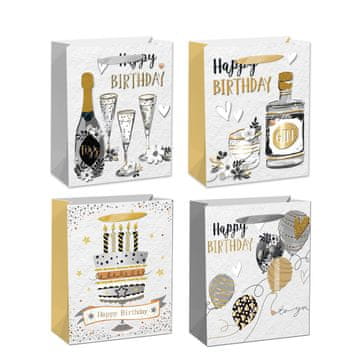 Denis Poklon vrećica 32*10*26 cm zlatno-siva