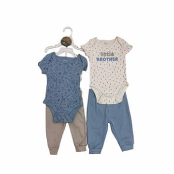 Denis Odjeća za bebe, set 4/1, 0-12mj, plava kolekcija