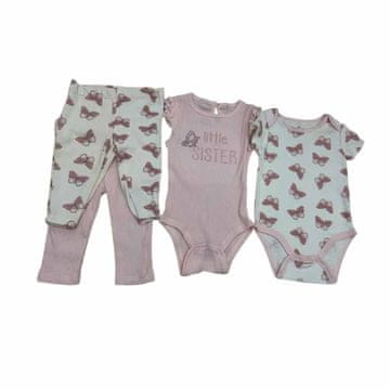 Denis Odjeća za bebe, set 4/1, 0-12mj, roza kolekcija