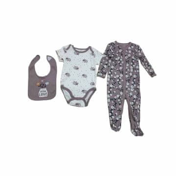 Denis Odjeća za bebe, set 3/1, 0-12mj, s podbradnjakom