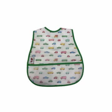 Denis Podbradnik za bebe, pamuk+eva, bijelo-zeleni