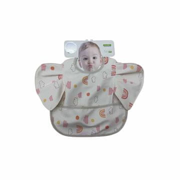 Denis Podbradnik za bebe, krem + roza šareni, PU