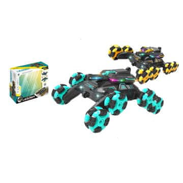 Denis R/C Stunt auto, 8 mecanum kotača, zvuk, svjetlo, 2s