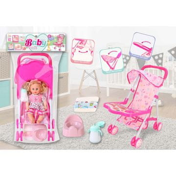 Denis Set lutka i kolica, 5-dijelni set