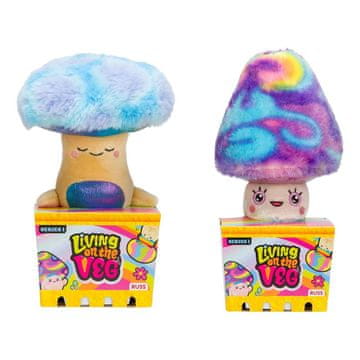Denis Living on the Veg, Plišane gljive, 15cm, 6s