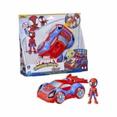 Denis Spidey Amazing figura s vozilom Glow Tech Web-Crawler