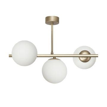 It VISEĆA STROPNA SVJETILJKA LUSTERA STAKLENE SJAJNE KUGLE E14 LED TITAN PATINA 14-906
