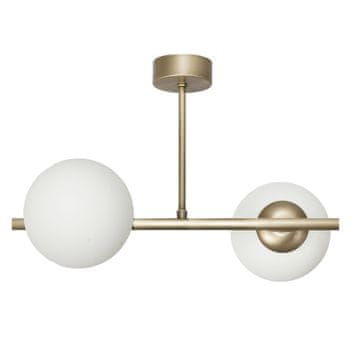 It VISEĆA STROPNA SVJETILJKA LUSTERA STAKLENE SJAJNE KUGLE E14 LED TITAN PATINA 14-908