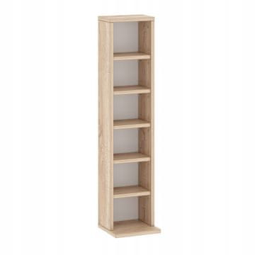 Target Home Stalak za CD/DVD 92 cm, podesive police Sonoma
