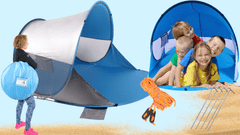 Mona Šator za plažu, samorazvijajući, s UV filterom 220x120
