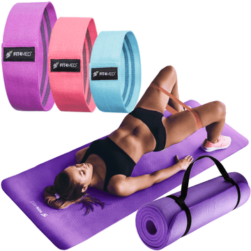 Trake otporne za vježbanje i fitness + strunjača