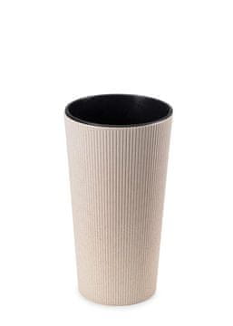 Urbanika ECO drvena tegla za cvijeće bijela v36 cm