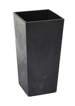 Porto crna betonska tegla za cvijeće v46x25x25 cm