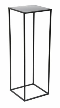 Crni moderni stalak za cvijeće 70 cm