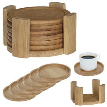 Set podloga za šalice 6 kom bambusovih