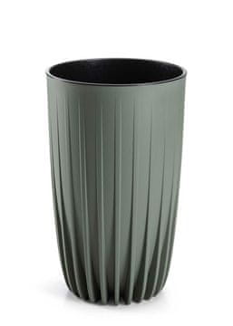 Visoka donica Stripped od recikliranog materijala