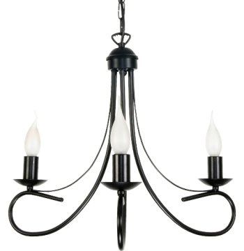 It Viseća lampa, luster, svijećnjak, crna, MAGMA 13-932