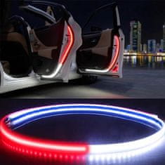 JOIRIDE® LED upozoravajuća svjetla za auto, 2+2 trake, trepćuća strobe signalna svjetla 12V, vodootporna | DYNAMICAR