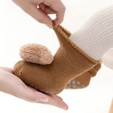 VIVVA® Dječje tople čarape, neklizajuće i plišane za prve korake i sigurnost | TEDDYFEET