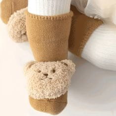 VIVVA® Dječje tople čarape, neklizajuće i plišane za prve korake i sigurnost | TEDDYFEET