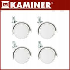 Kamin 2500W WIFI pametni stakleni električni konvektorski grijač LCD + aplikacija i daljinski upravljač bijeli