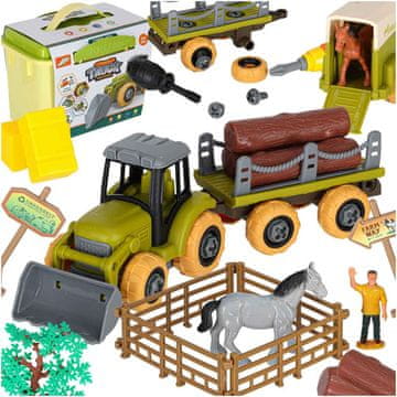Ikonka Aga Plastična farma s traktorom i priborom