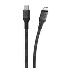 Scosche Strikeline heavy-duty kabel USB-C na lightning, 1.2m, sivi