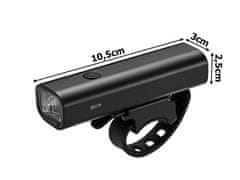 Verkgroup Prednje LED svjetlo za bicikl, USB, 400 lm (14493)