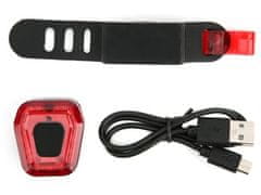Verkgroup stražnje svjetlo za bicikl HY418, 14 LED, USB, 100 lm (14494)