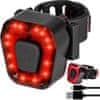Verkgroup stražnje svjetlo za bicikl HY418, 14 LED, USB, 100 lm (14494)