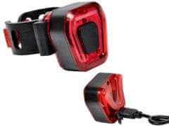 Verkgroup stražnje svjetlo za bicikl HY418, 14 LED, USB, 100 lm (14494)