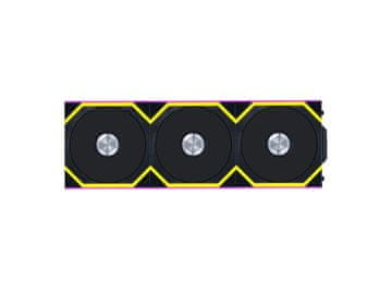 Lian Li UNI FAN SL bežični ventilator, 120 mm, PWM, ARGB, 3-dijelni, crni + kontroler (12SL1W1B)