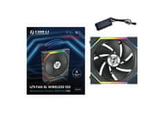Lian Li UNI FAN SL bežični ventilator, 120 mm, obrnute lopatice, PWM, ARGB, 1-dijelni, crni (12RSL1W1B)