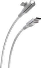 Scosche StrikeLine USB-C na pravokutni Lightning kabel, bijeli
