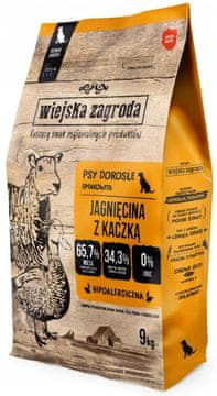 Wiejska Zagroda WIEJSKA ZAGRODA Adult Small Lamb with Duck hrana za pse 9kg