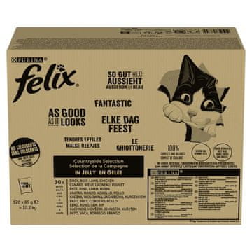 slomart Purina Felix Fantastic Mix seoski okusi 120x85g