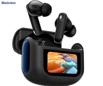 Blackview Bežične slušalice AIRBUDS 12, BT 5.4, IPX7, USB-C, crne