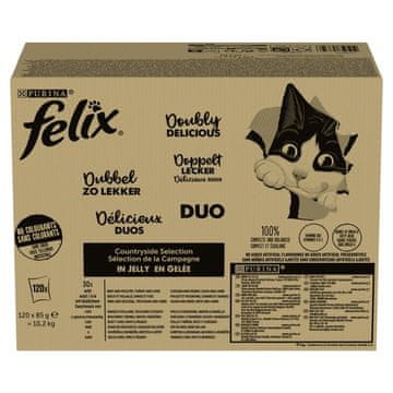 slomart Purina felix fantastic duo mix 120x85g
