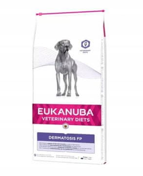 Eukanuba Dermatosis Formula suha hrana za pse s preosjetljivošću na hranu 12 kg