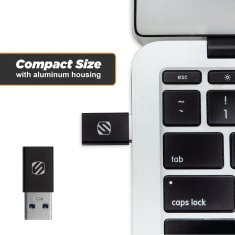 Scosche Strikeline USB-A na USB-C adapter (2 komada)