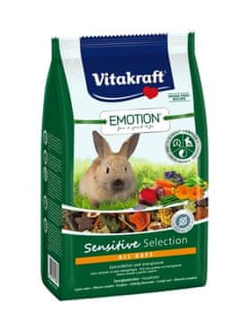 Věka VITAKRAFT EMOTION Sensitive hrana za kuniće 600 g
